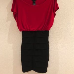 Black and red dress